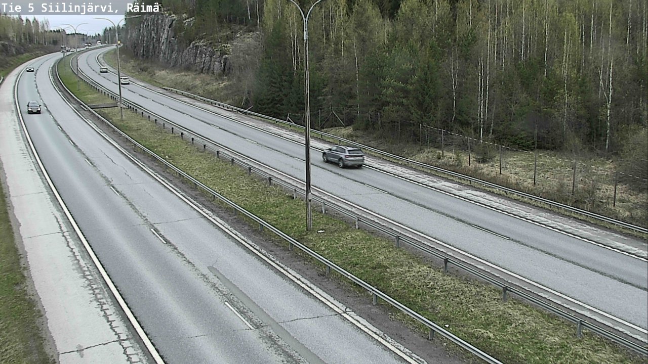 Weather Camera Image Road Siilinjärvi, Räimä, Siilinjärvi, Pohjois-Savo