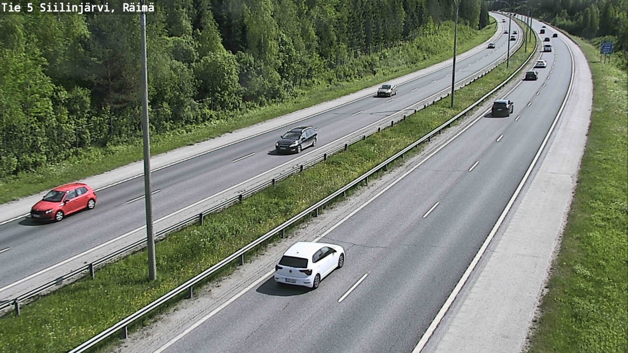 Weather Camera Image Road Siilinjärvi, Räimä, Siilinjärvi, Pohjois-Savo