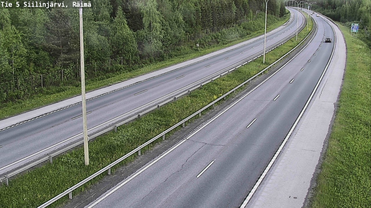 Weather Camera Image Road Siilinjärvi, Räimä, Siilinjärvi, Pohjois-Savo