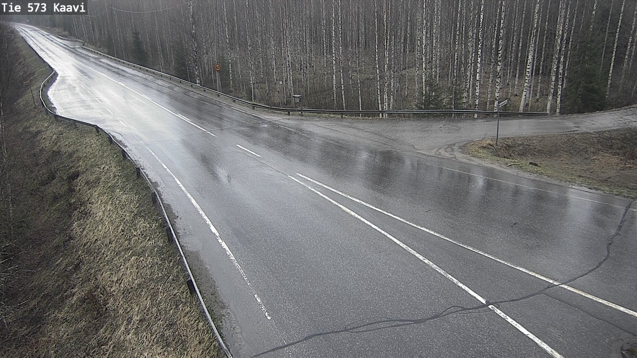 Weather Camera Image Väg 573 Kaavi, Kaavi, Pohjois-Savo
