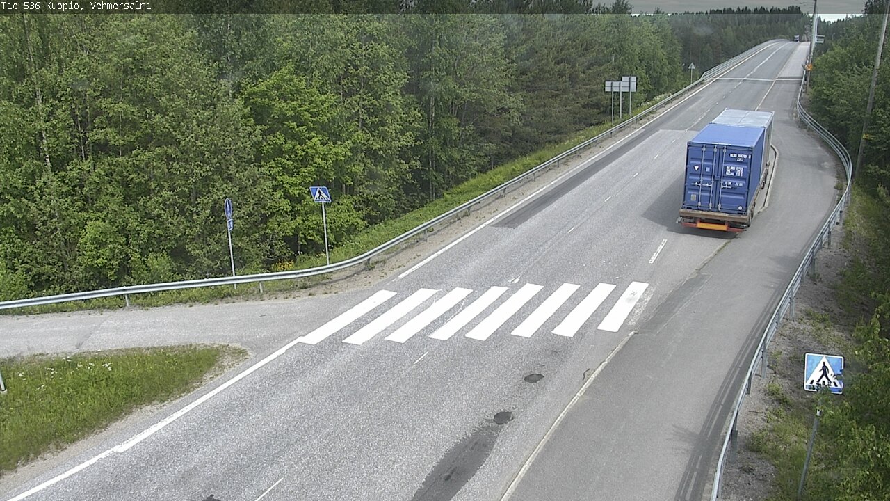 Weather Camera Image Road 536 Kuopio, Vehmersalmi, Kuopio, Pohjois-Savo