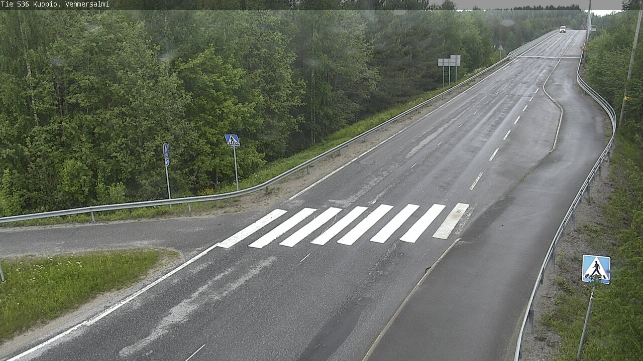 Weather Camera Image Road 536 Kuopio, Vehmersalmi, Kuopio, Pohjois-Savo