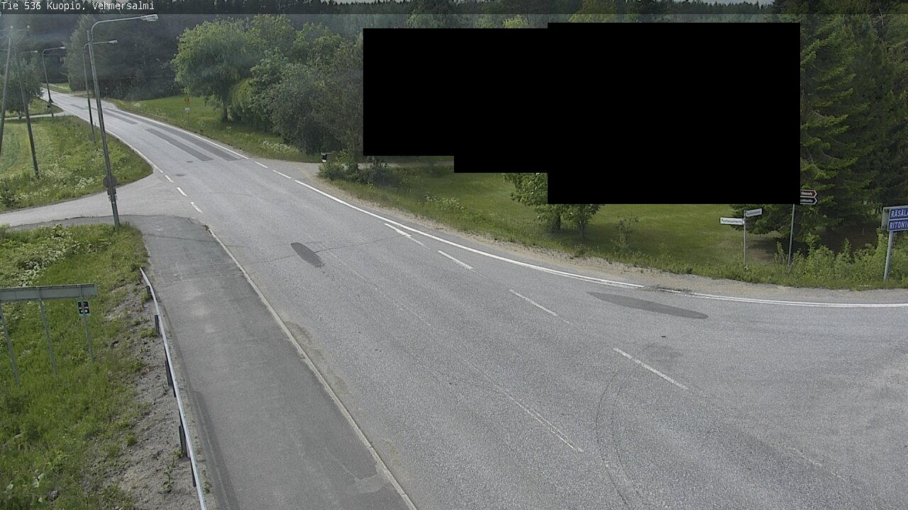 Weather Camera Image Road 536 Kuopio, Vehmersalmi, Kuopio, Pohjois-Savo