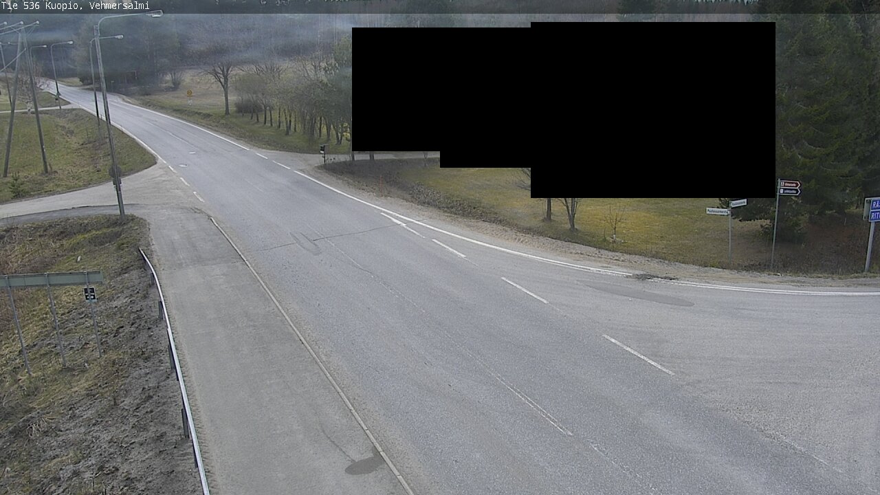 Weather Camera Image Road 536 Kuopio, Vehmersalmi, Kuopio, Pohjois-Savo