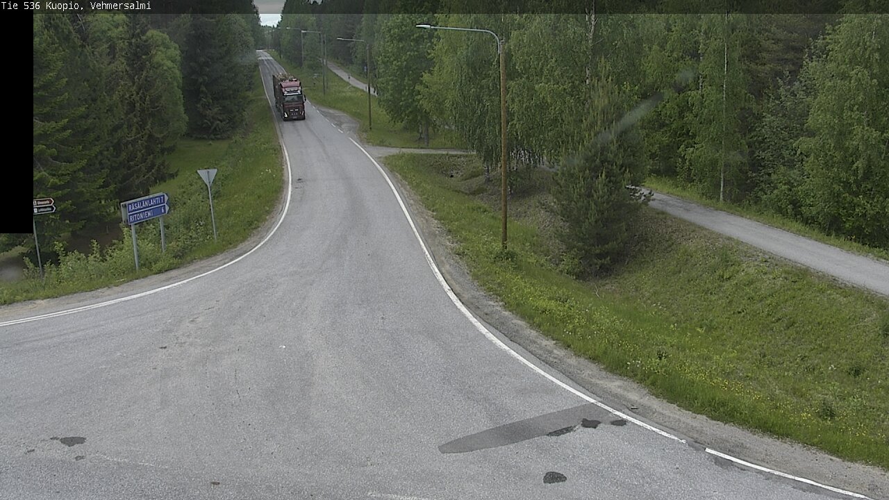 Kelikamerat Kuva Tie 536 Kuopio, Vehmersalmi, Kuopio, Pohjois-Savo