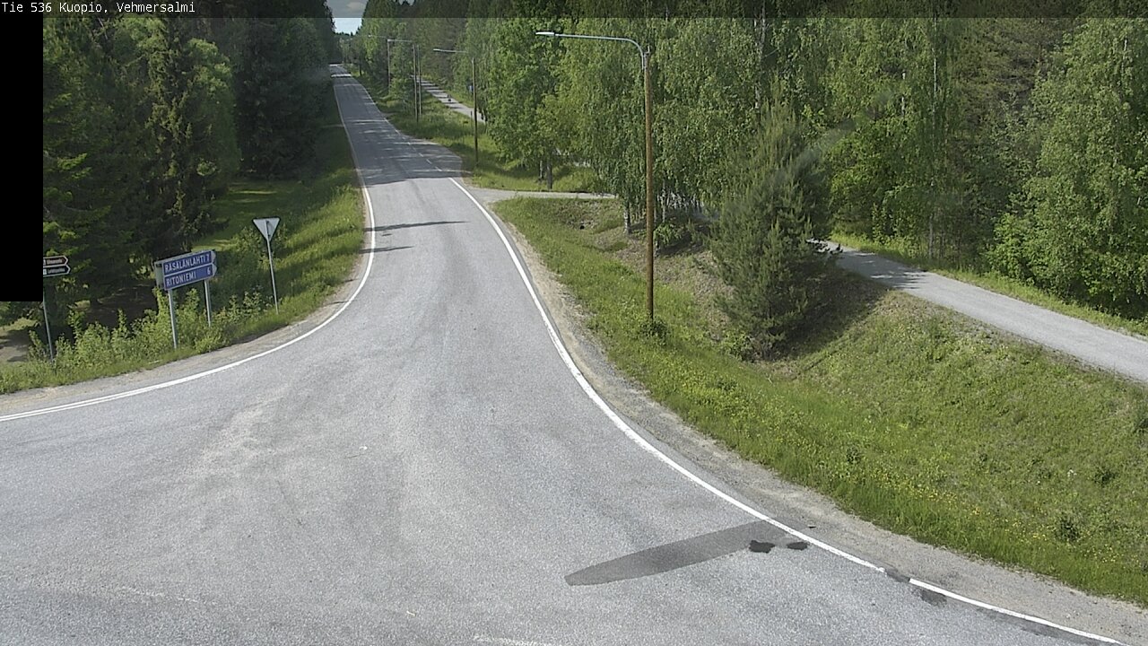 Weather Camera Image Road 536 Kuopio, Vehmersalmi, Kuopio, Pohjois-Savo