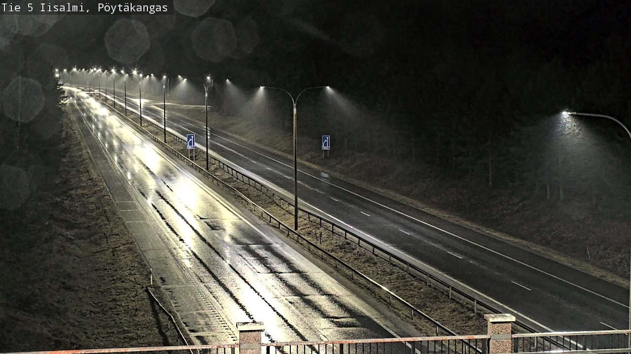 Weather Camera Image Road 5 Iisalmi, Pöytäkangas, Iisalmi, Pohjois-Savo