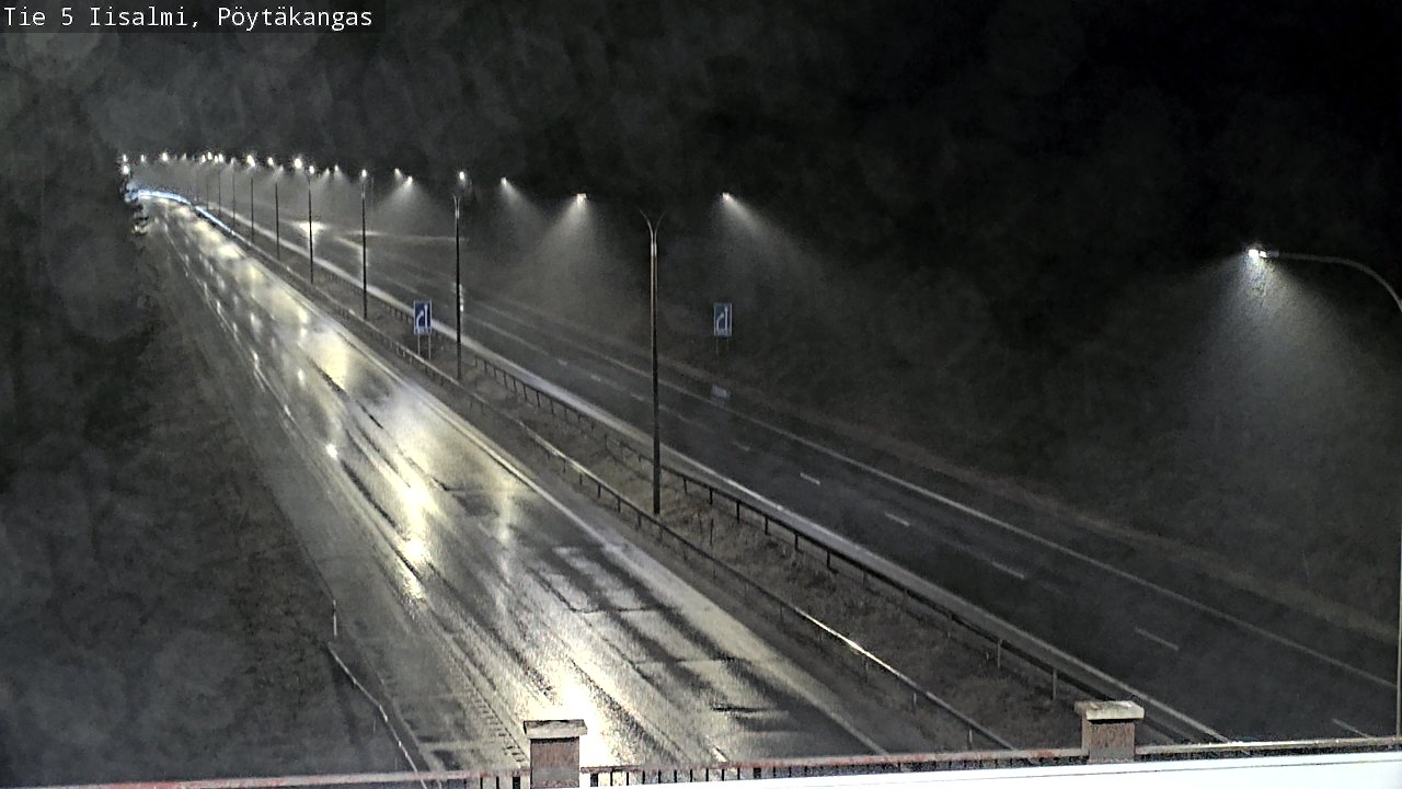 Weather Camera Image Road 5 Iisalmi, Pöytäkangas, Iisalmi, Pohjois-Savo