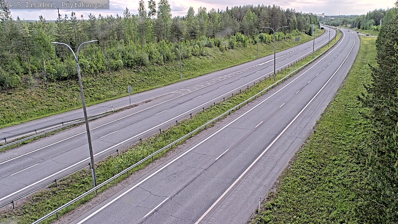 Kelikamerat Kuva Tie 5 Iisalmi, Pöytäkangas, Iisalmi, Pohjois-Savo