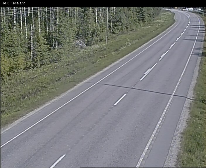 Weather Camera Image Road 6 Kitee, Kesälahti, Kitee, Pohjois-Karjala