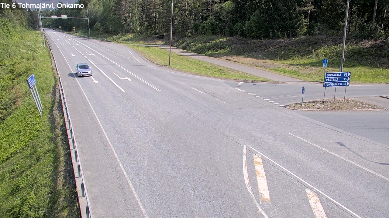 Weather Camera Image Road 6 Tohmajärvi, Onkamo, Tohmajärvi, Pohjois-Karjala