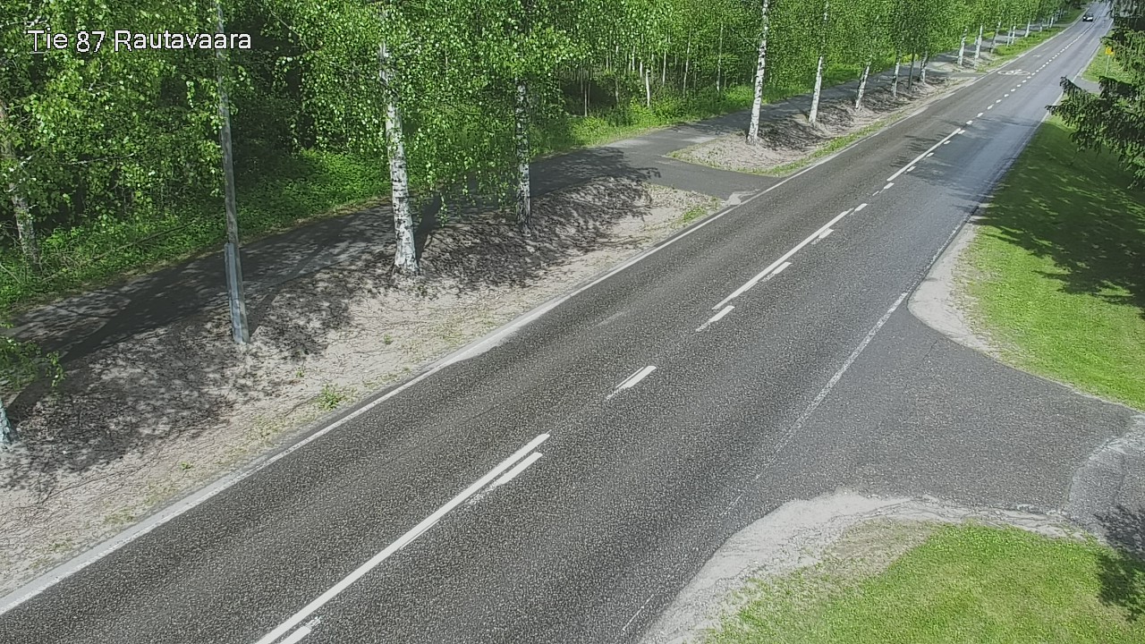 Weather Camera Image Road 87 Rautavaara, Rautavaara, Pohjois-Savo