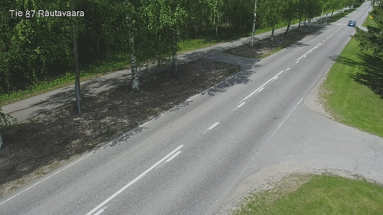 Weather Camera Image Väg 87 Rautavaara, Rautavaara, Pohjois-Savo