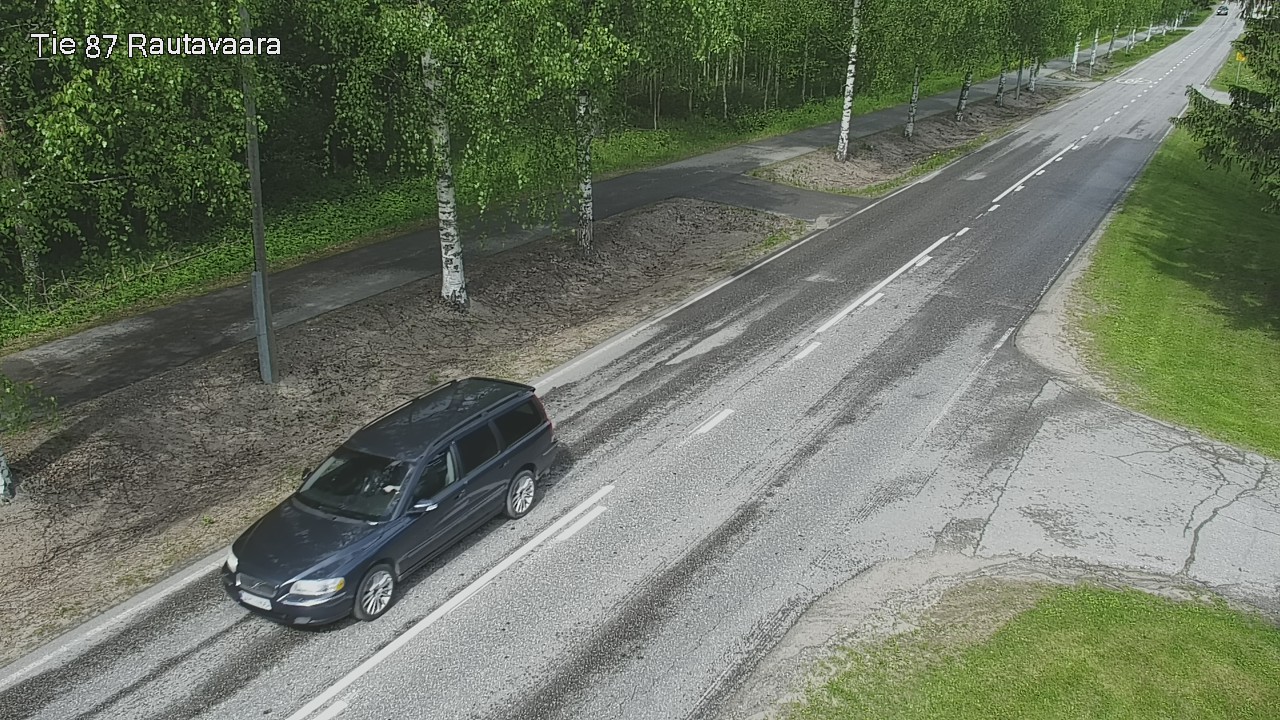 Weather Camera Image Road 87 Rautavaara, Rautavaara, Pohjois-Savo