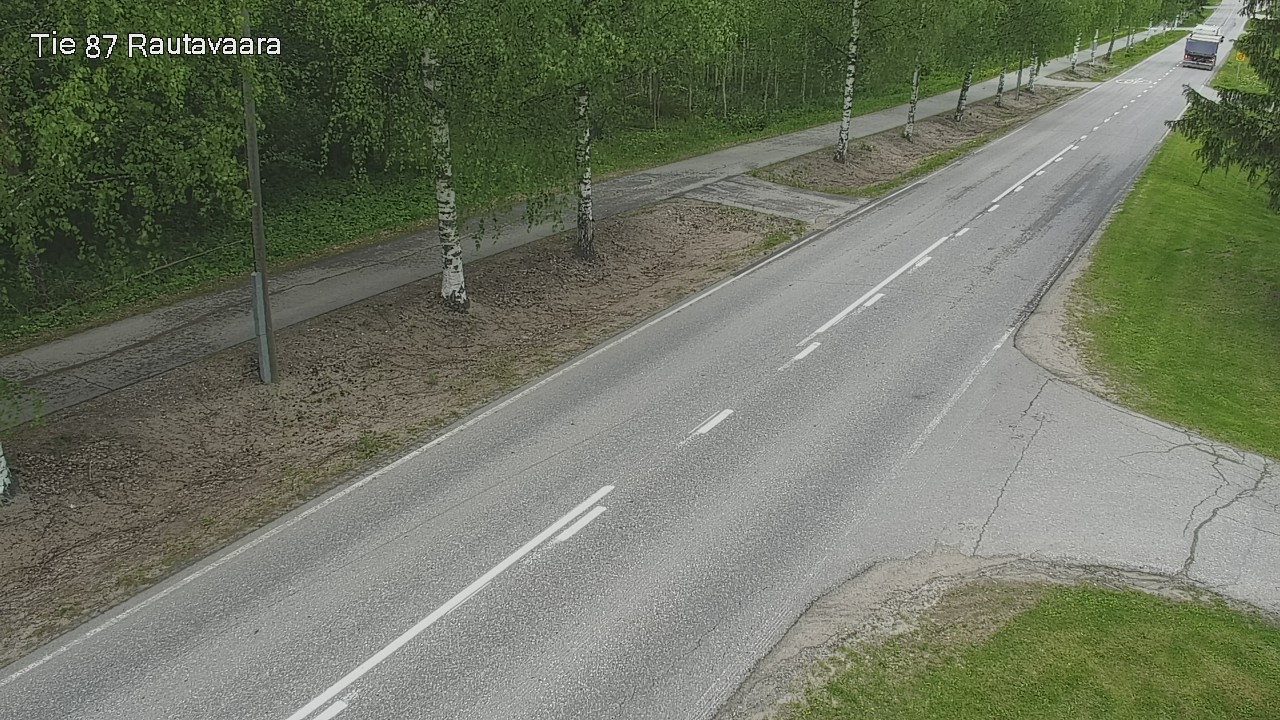 Weather Camera Image Väg 87 Rautavaara, Rautavaara, Pohjois-Savo