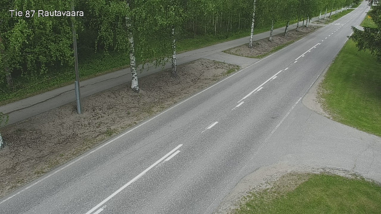 Weather Camera Image Road 87 Rautavaara, Rautavaara, Pohjois-Savo