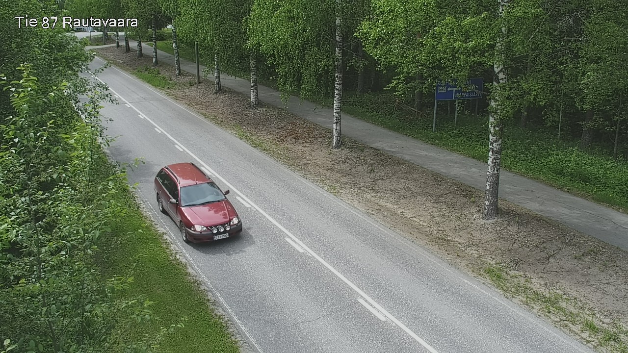 Weather Camera Image Road 87 Rautavaara, Rautavaara, Pohjois-Savo