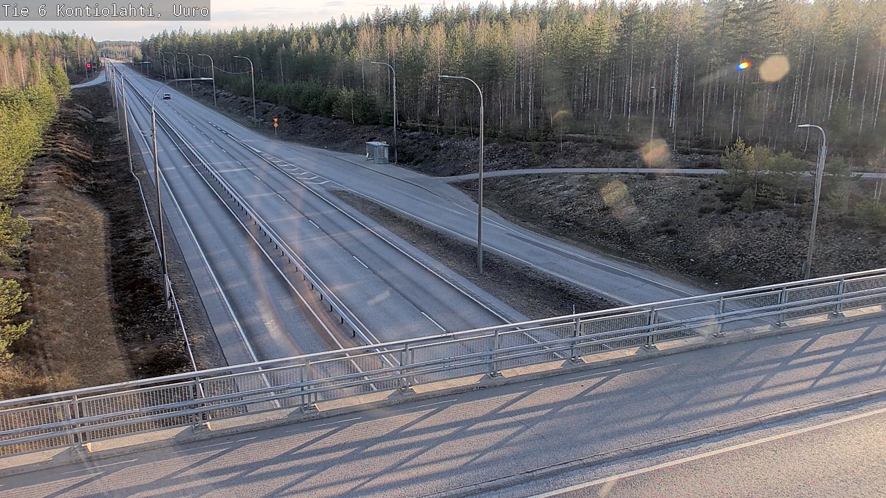 Weather Camera Image Väg 6 Kontiolax, Uuro, Kontiolahti, Pohjois-Karjala