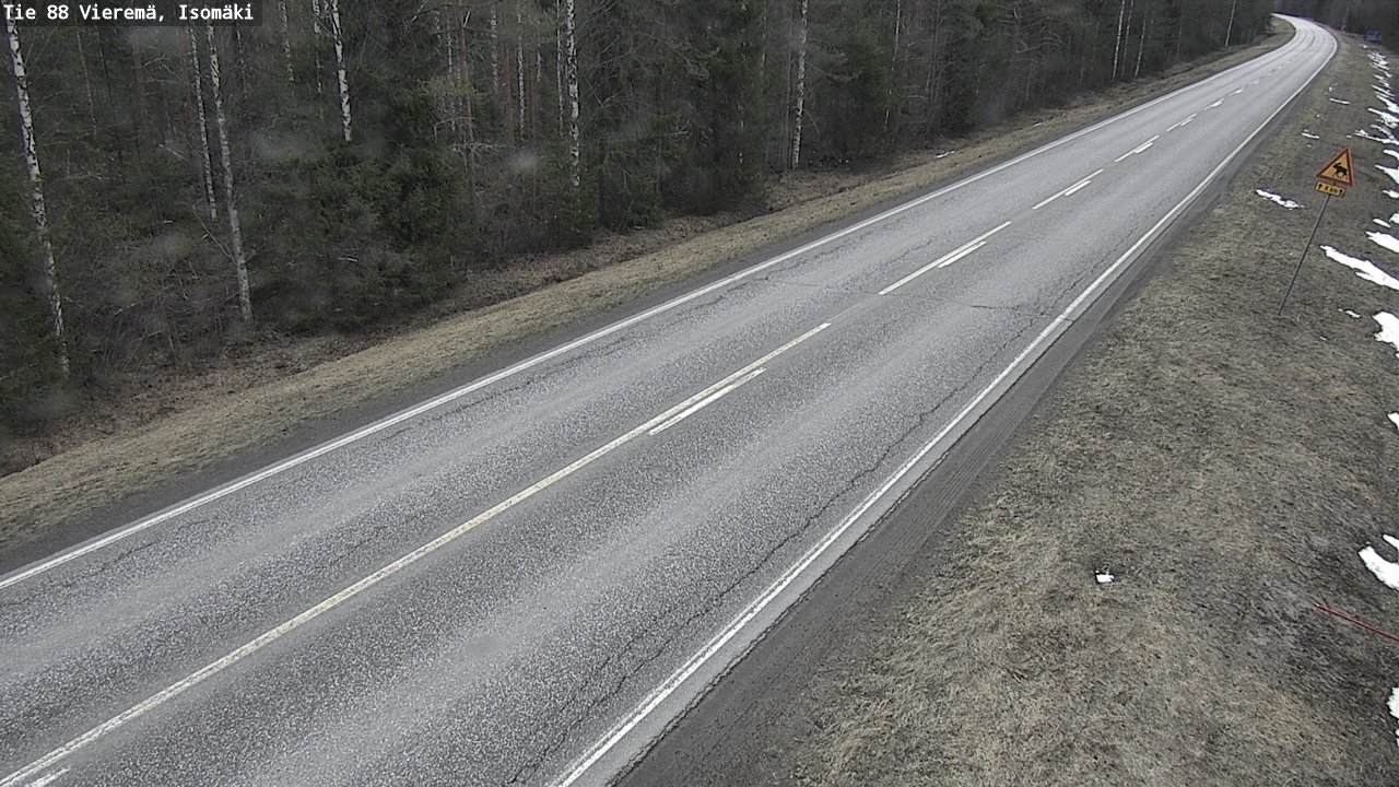 Weather Camera Image Road 88 Vieremä, Isomäki, Vieremä, Pohjois-Savo