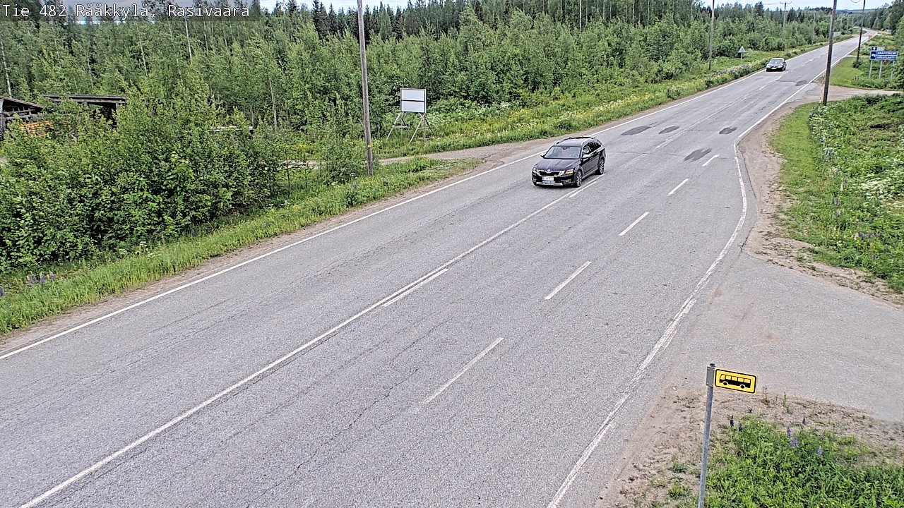 Weather Camera Image Road 482 Rääkkylä, Rasivaara, Rääkkylä, Pohjois-Karjala