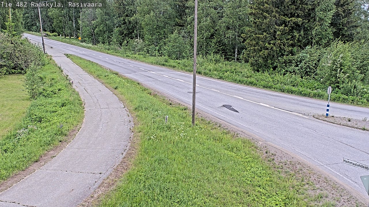 Weather Camera Image Road 482 Rääkkylä, Rasivaara, Rääkkylä, Pohjois-Karjala
