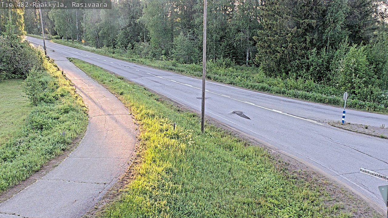 Weather Camera Image Väg 482 Rääkkylä, Rasivaara, Rääkkylä, Pohjois-Karjala