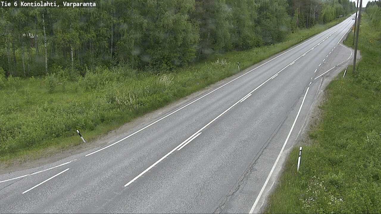 Weather Camera Image Road 6 Kontiolahti, Varparanta, Kontiolahti, Pohjois-Karjala