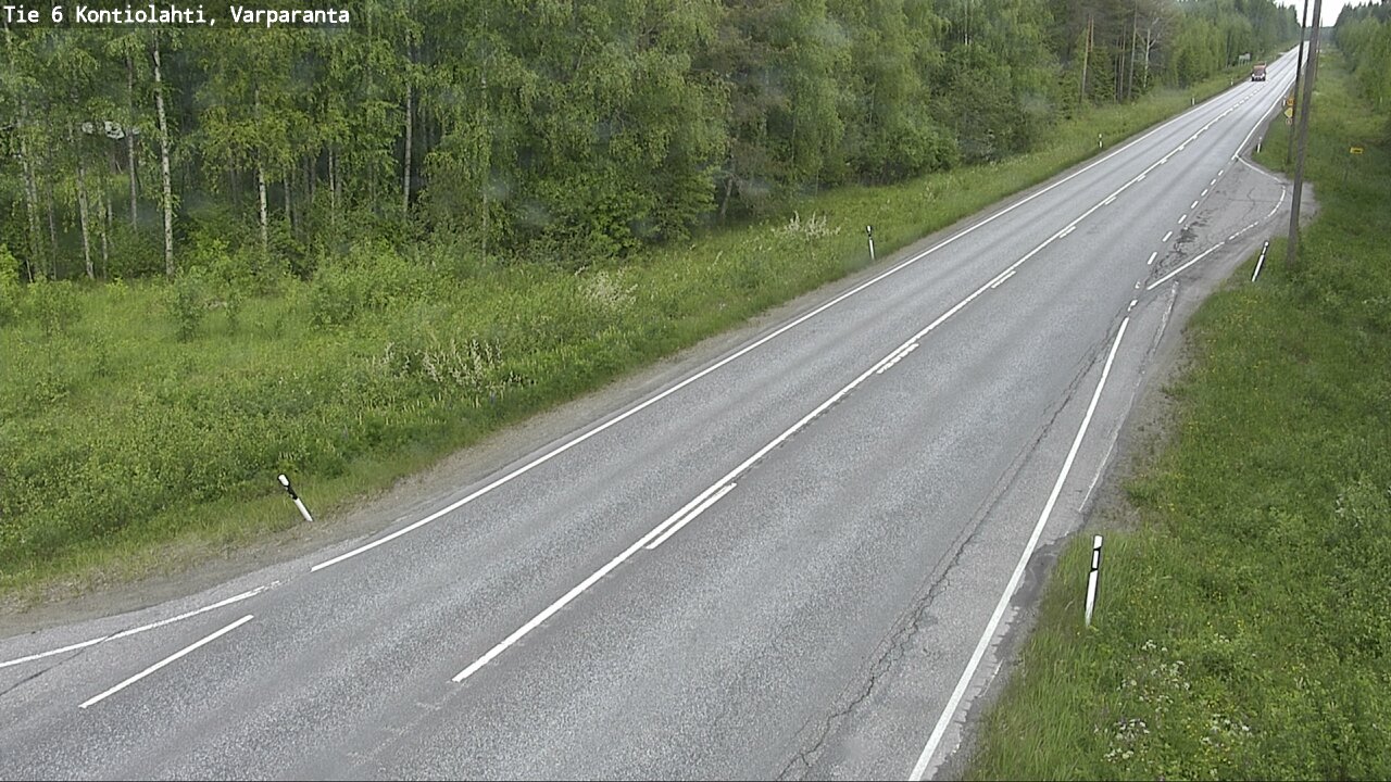 Weather Camera Image Road 6 Kontiolahti, Varparanta, Kontiolahti, Pohjois-Karjala