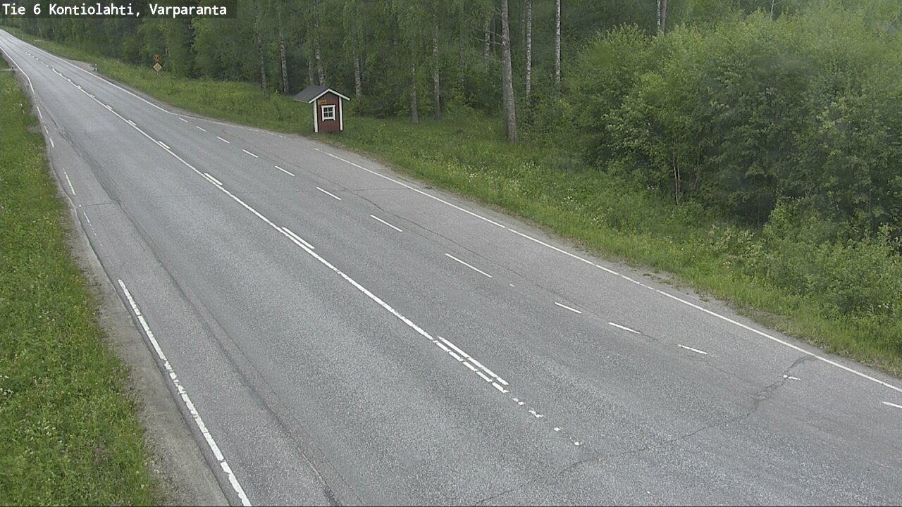 Weather Camera Image Road 6 Kontiolahti, Varparanta, Kontiolahti, Pohjois-Karjala