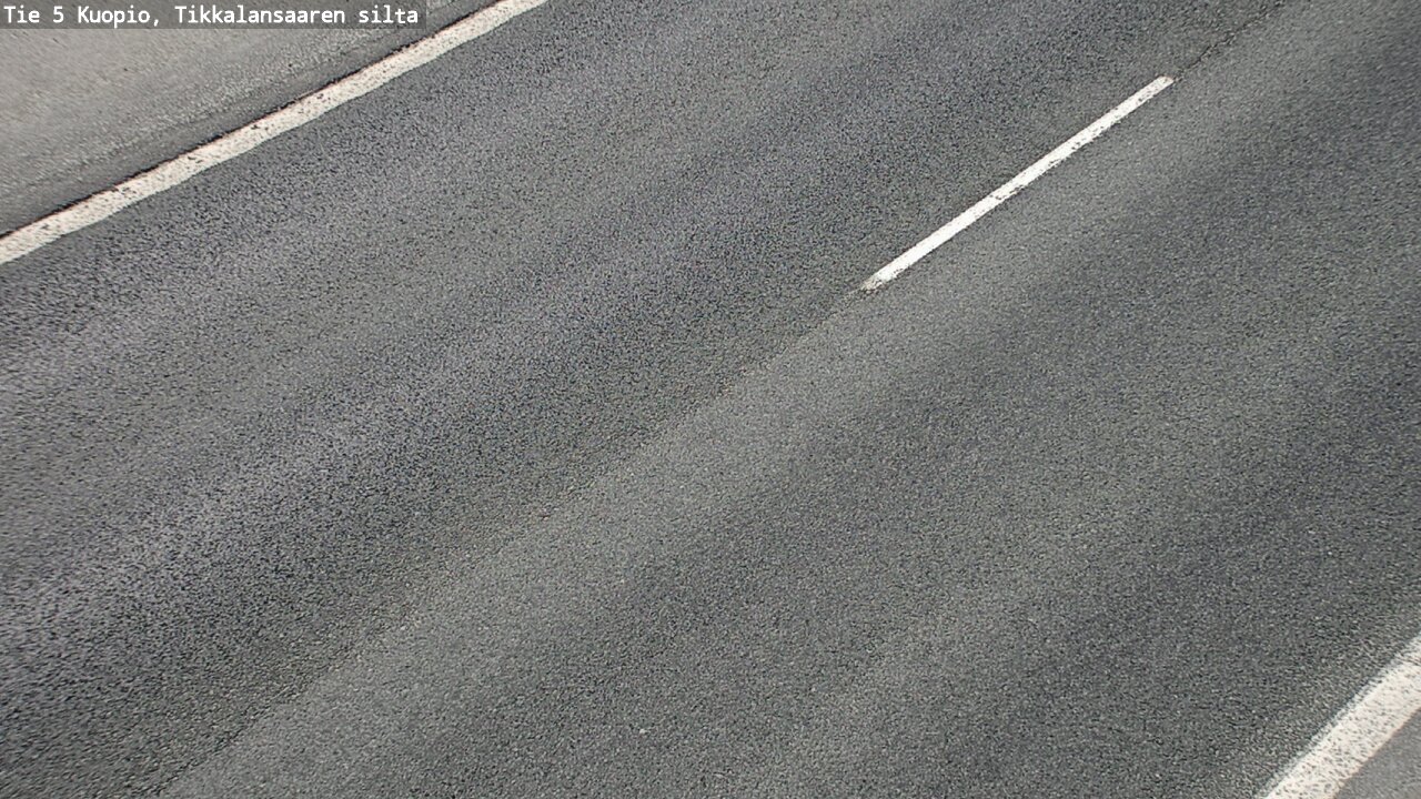 Weather Camera Image Road 5 Kuopio, Tikkalansaari, Kuopio, Pohjois-Savo
