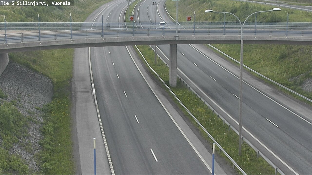 Weather Camera Image Väg 5 Siilinjärvi, Vuorela, Siilinjärvi, Pohjois-Savo