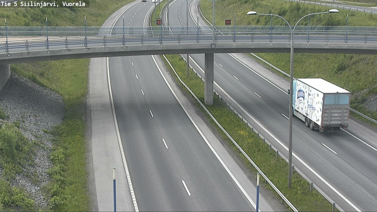 Weather Camera Image Road 5 Siilinjärvi, Vuorela, Siilinjärvi, Pohjois-Savo
