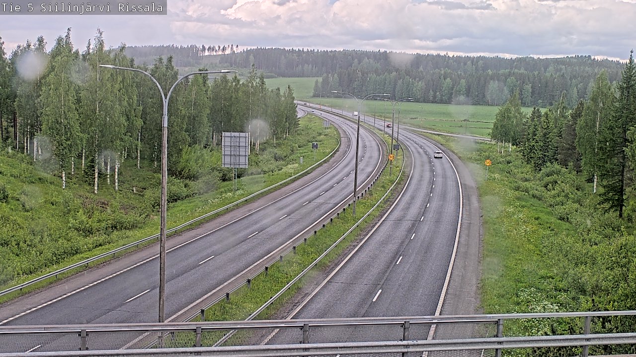 Weather Camera Image Väg 5 Siilinjärvi, Rissala, Siilinjärvi, Pohjois-Savo