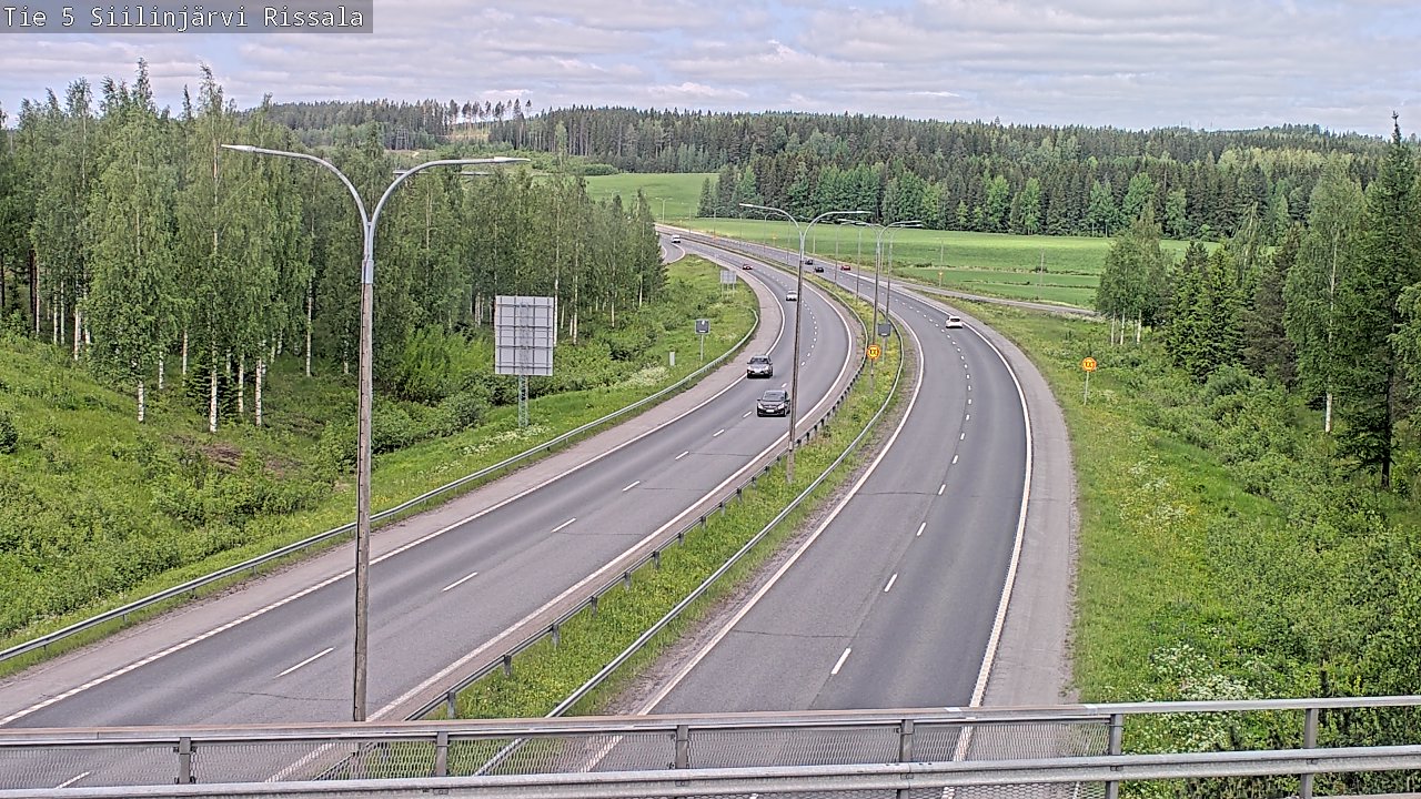 Weather Camera Image Road 5 Siilinjärvi, Rissala, Siilinjärvi, Pohjois-Savo