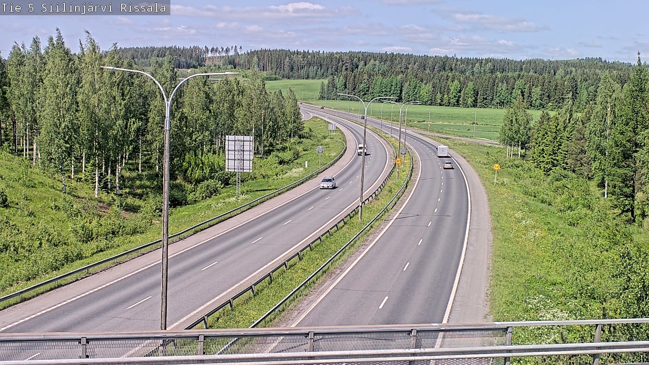 Weather Camera Image Väg 5 Siilinjärvi, Rissala, Siilinjärvi, Pohjois-Savo