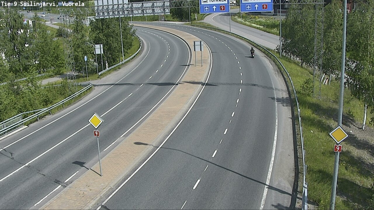 Weather Camera Image Road 9 Siilinjärvi, Vuorela, Siilinjärvi, Pohjois-Savo