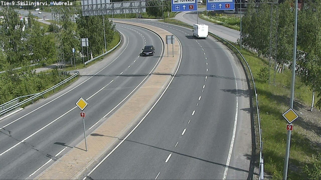Weather Camera Image Road 9 Siilinjärvi, Vuorela, Siilinjärvi, Pohjois-Savo