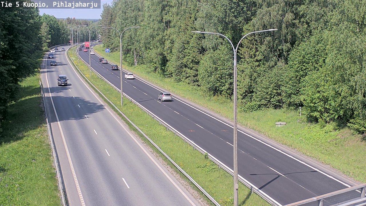 Weather Camera Image Road 5 Kuopio, Pihlajaharju, Kuopio, Pohjois-Savo