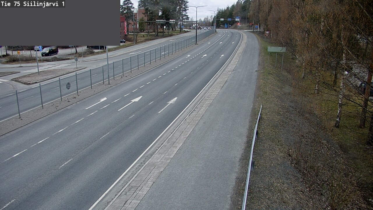 Weather Camera Image Road 75 Siilinjärvi1, Siilinjärvi, Pohjois-Savo