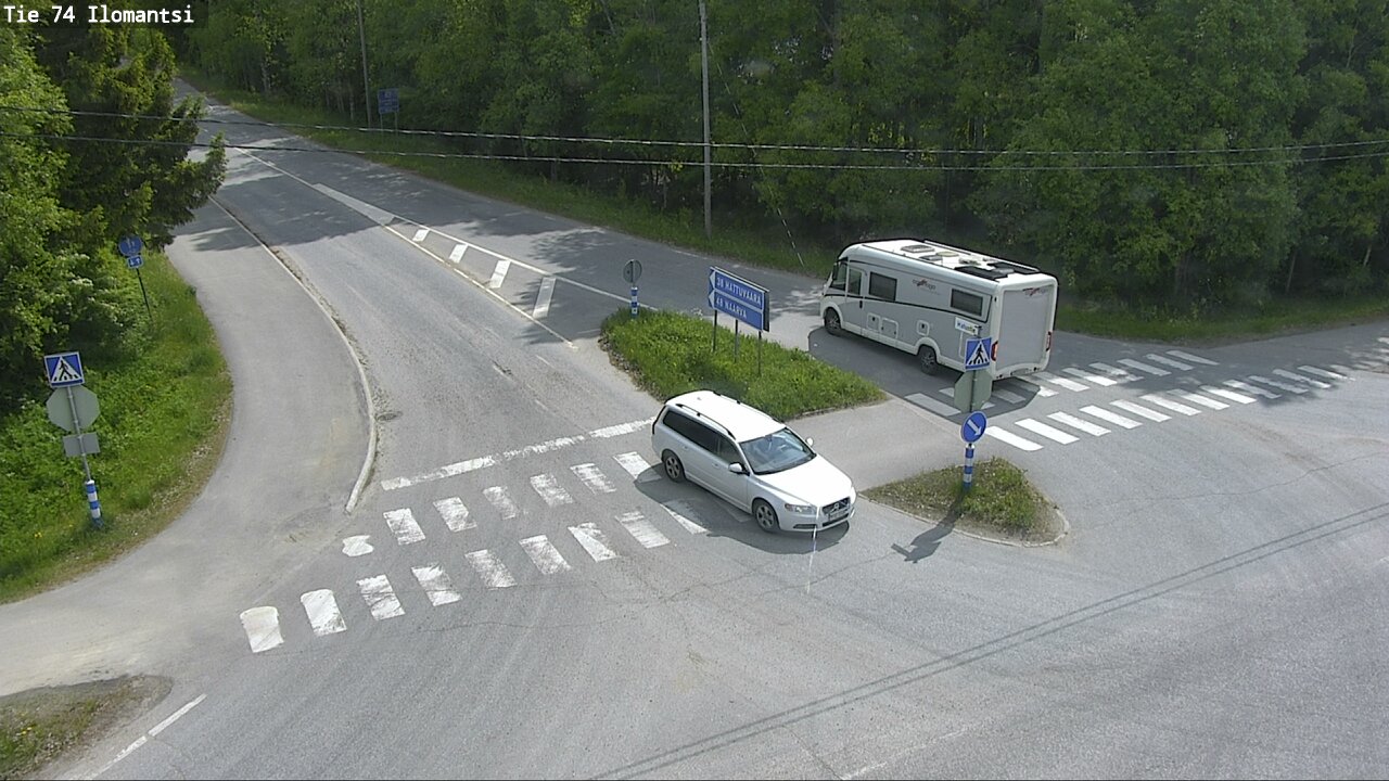 Weather Camera Image Väg 74 Ilomantsi, Ilomantsi, Pohjois-Karjala