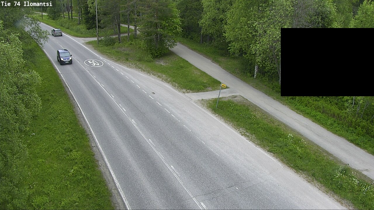 Weather Camera Image Road 74 Ilomantsi, Ilomantsi, Pohjois-Karjala