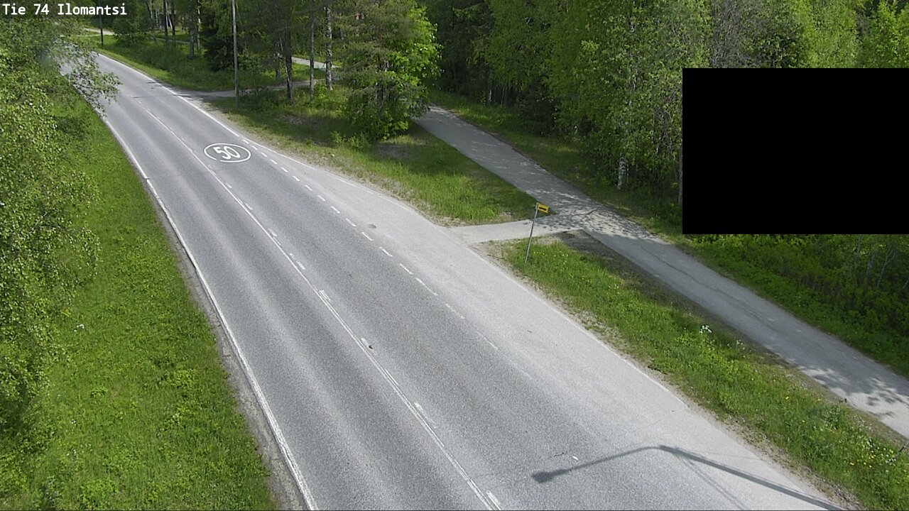Weather Camera Image Väg 74 Ilomantsi, Ilomantsi, Pohjois-Karjala