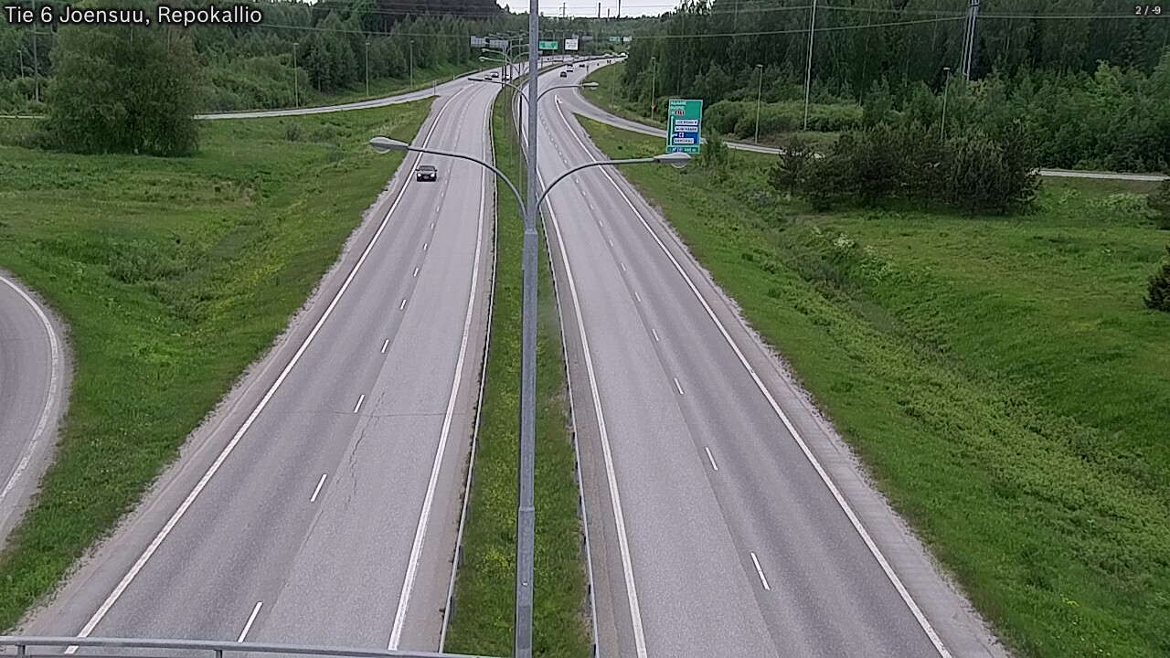 Kelikamerat Kuva Tie 6 Joensuu, Repokallio, Joensuu, Pohjois-Karjala