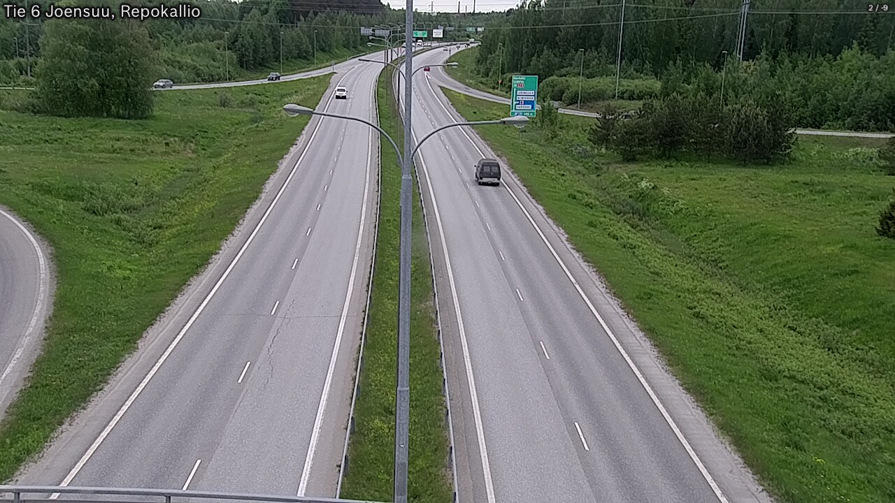 Weather Camera Image Road 6 Joensuu, Repokallio, Joensuu, Pohjois-Karjala