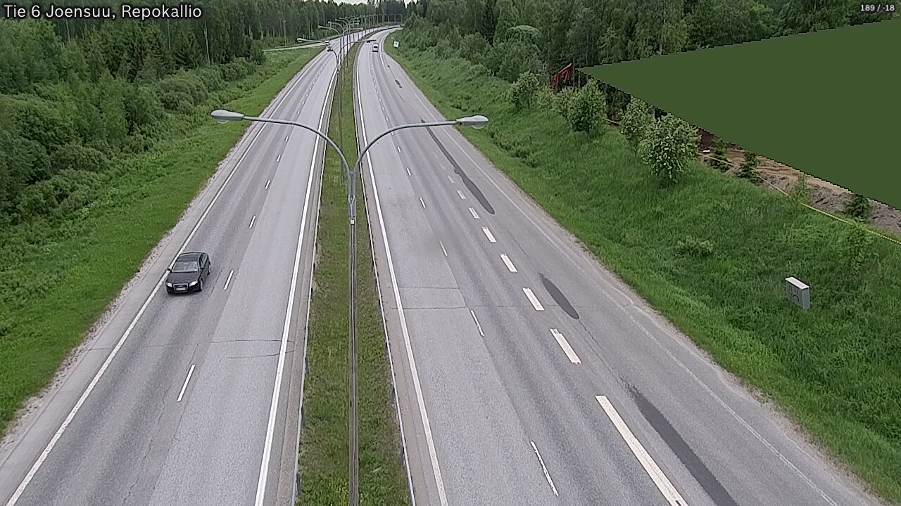 Kelikamerat Kuva Tie 6 Joensuu, Repokallio, Joensuu, Pohjois-Karjala