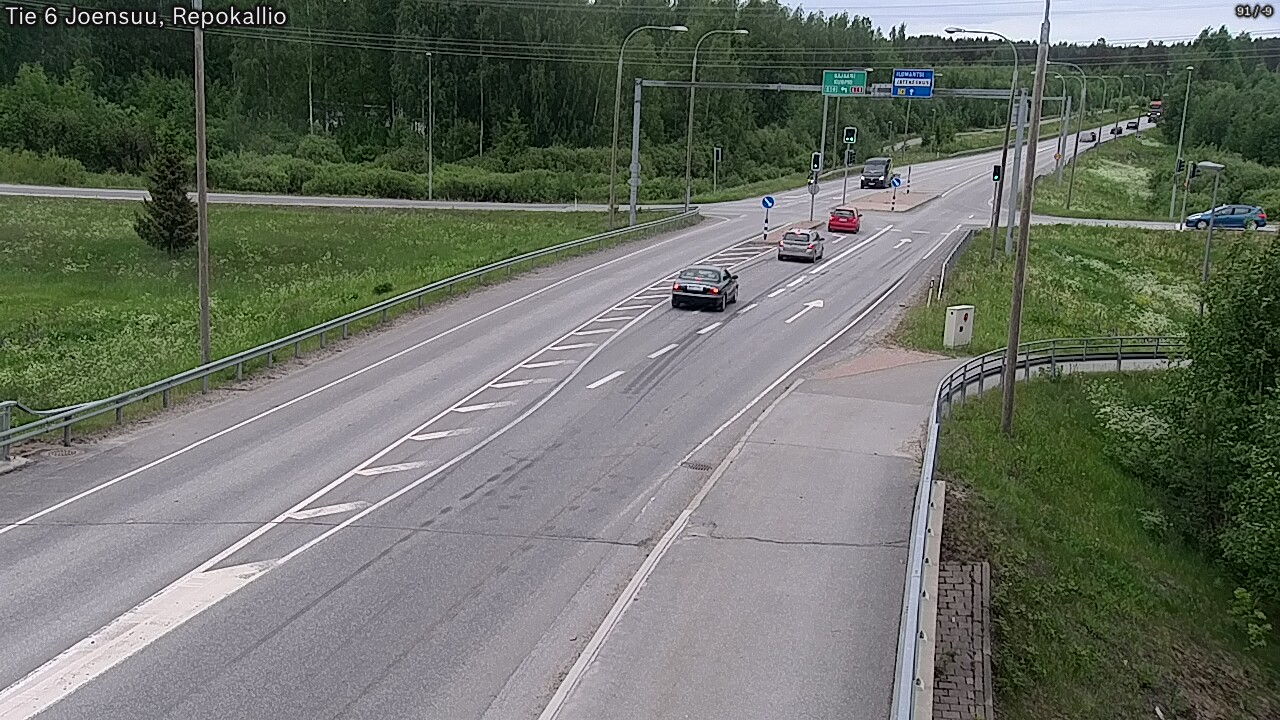 Weather Camera Image Road 6 Joensuu, Repokallio, Joensuu, Pohjois-Karjala