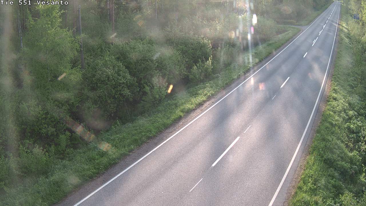 Weather Camera Image Väg 551 Vesanto Löttökorpi, Vesanto, Pohjois-Savo