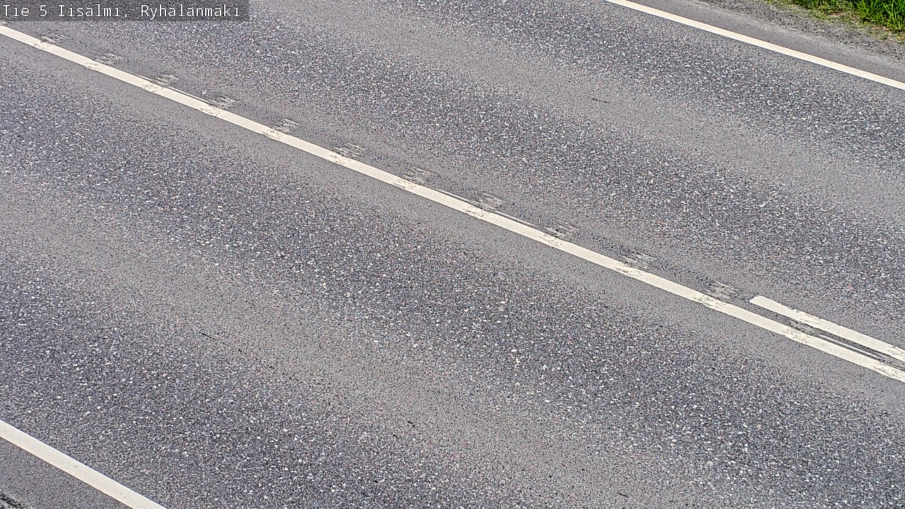 Weather Camera Image Road 5 Iisalmi, Ryhälänmäki, Iisalmi, Pohjois-Savo