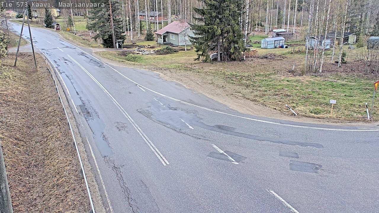 Weather Camera Image Väg 573 Kaavi, Maarianvaara, Kaavi, Pohjois-Savo