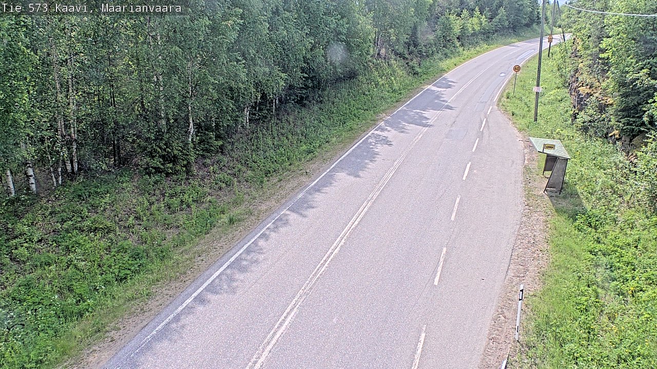 Weather Camera Image Road 573 Kaavi, Maarianvaara, Kaavi, Pohjois-Savo
